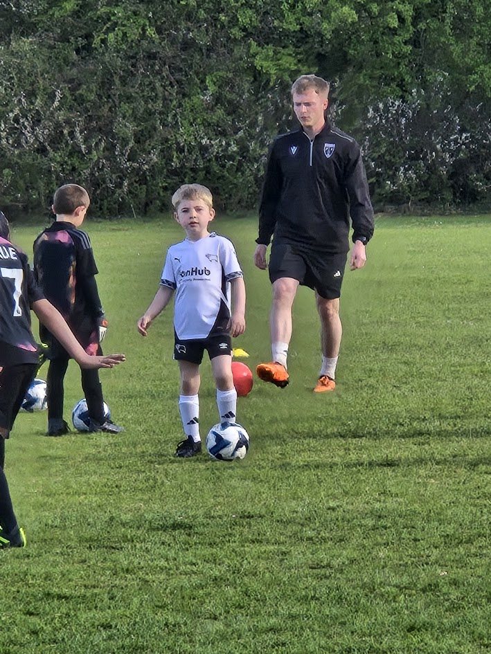 Jake coaching a session