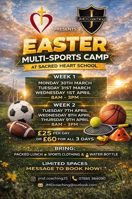 Easter Multi-Sports Camp flyer